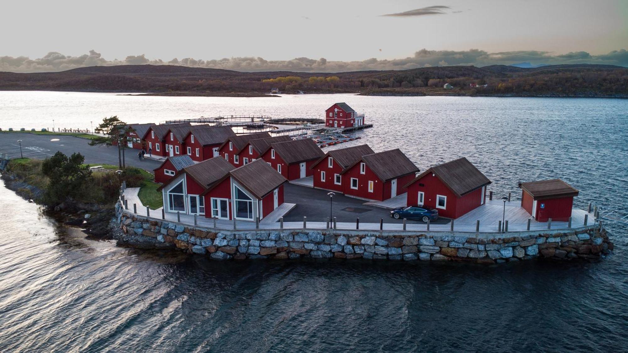 Hotel Norsk Havbrukssenter - Rorbuer Bronnoysund Exteriér fotografie